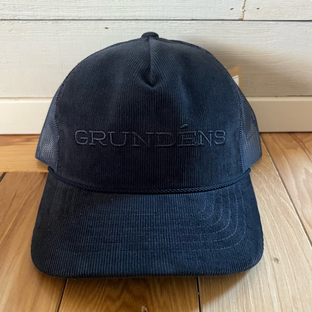 Grundens Cord Woodworker Trucker Hat